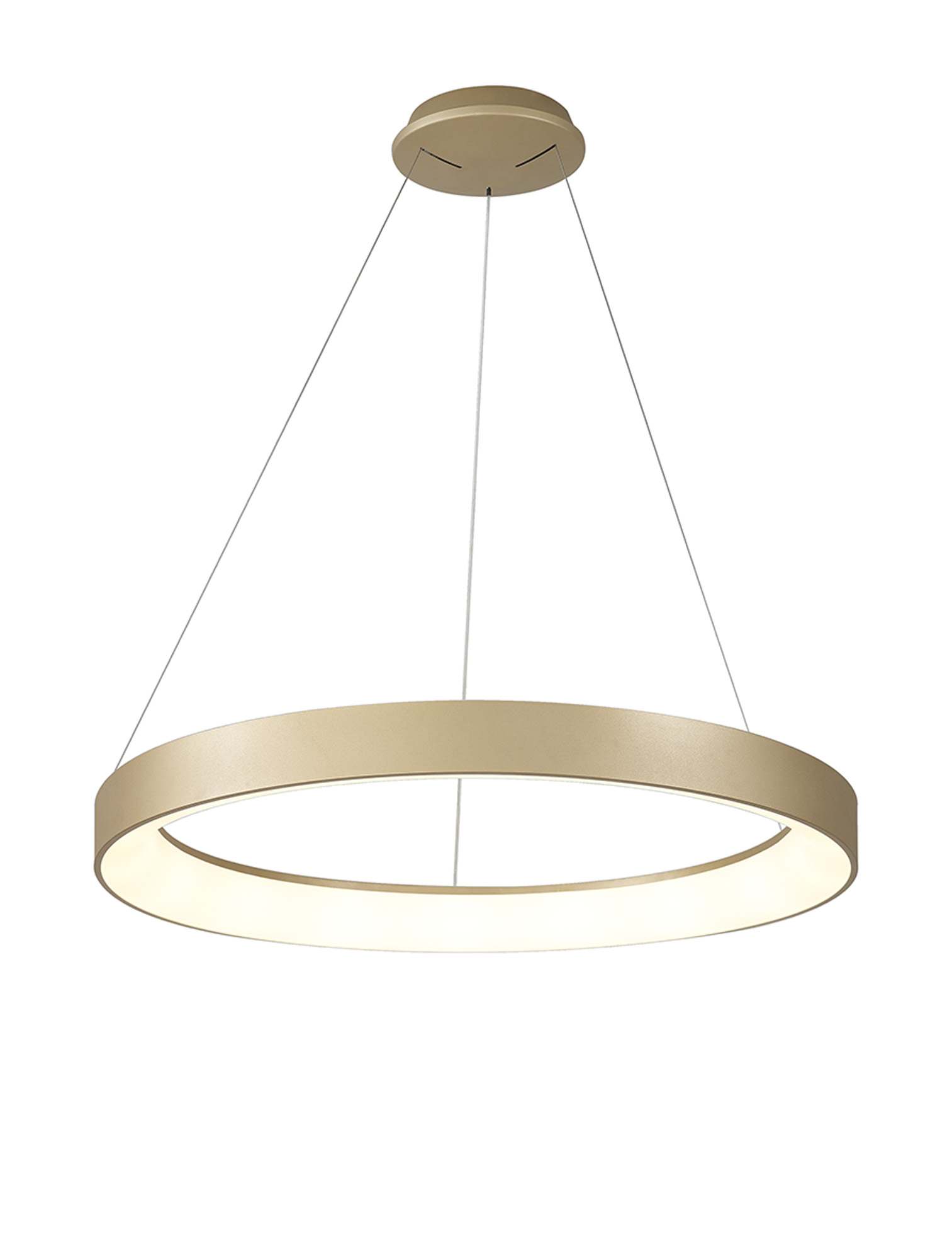 M8573  Niseko II Ring Pendant 65cm 50W LED Gold